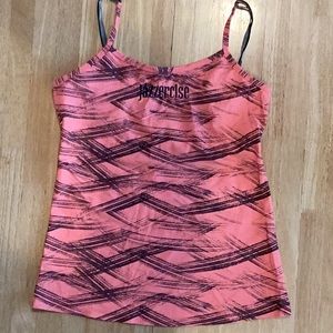 Basic Moves Jazzercise top, Junior XL, fits snug, good condition
